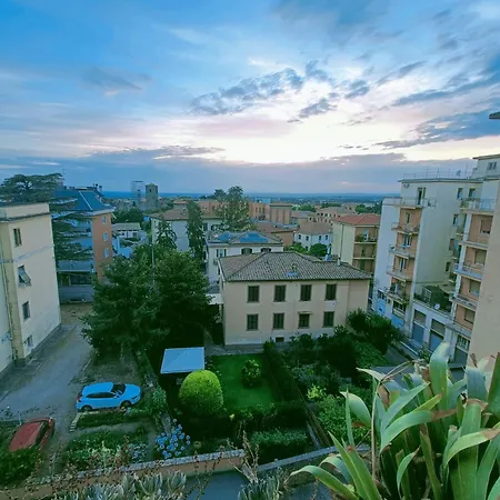 Casa Panorama Senza Ztl E Parcheggio Gratuito Couette-café Viterbe